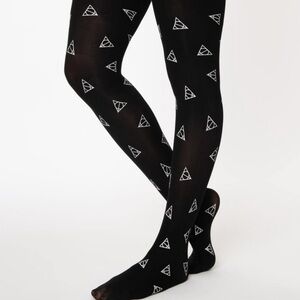 Harry Potter Unique Vintage deathly hollows tights